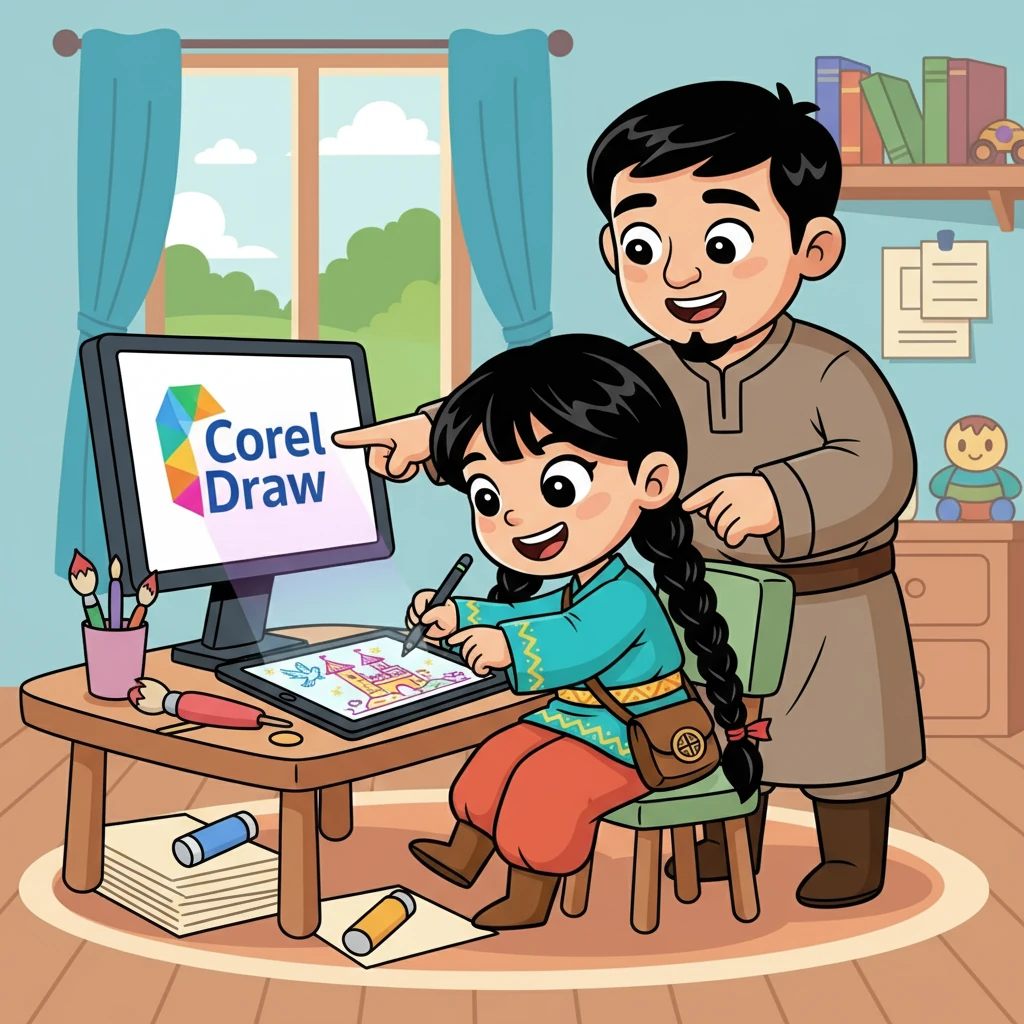 Сауле және Corel Draw сиқыры