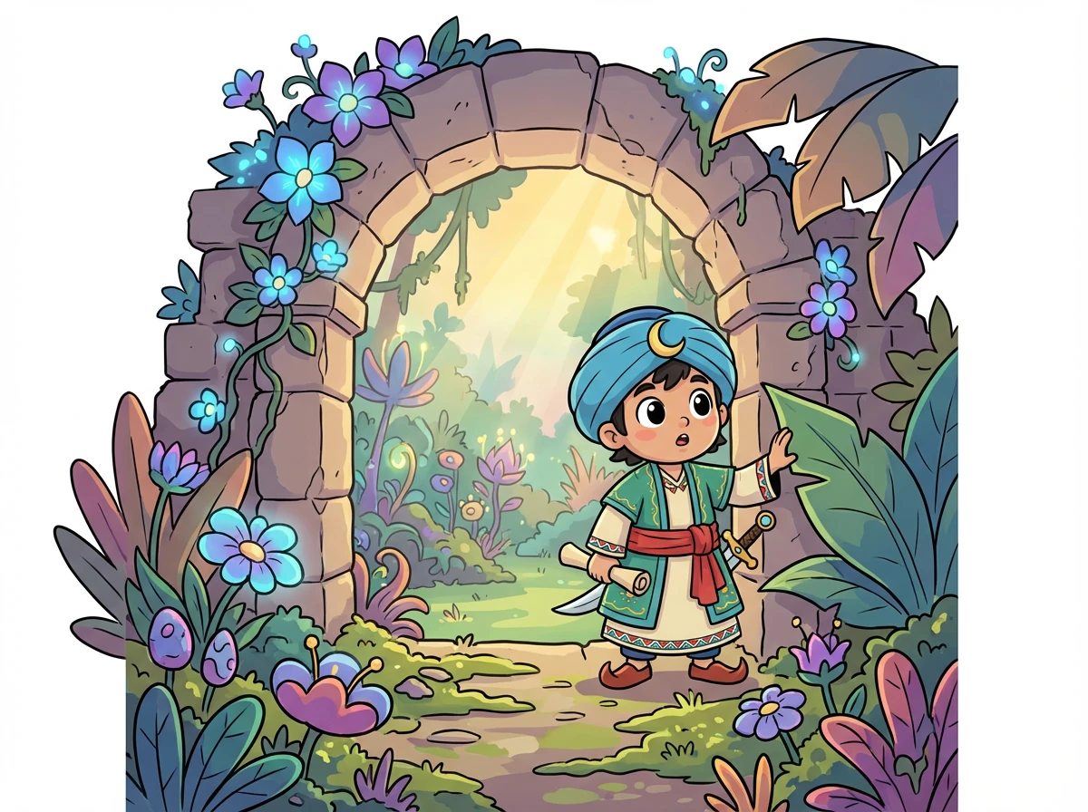 Bir kuni Alisher xonlikning chetida joylashgan, hech kim kirmaydigan sirli bog' haqida eshitdi. Uning qiziquvchanligi uni bu bog'ga eltadi.