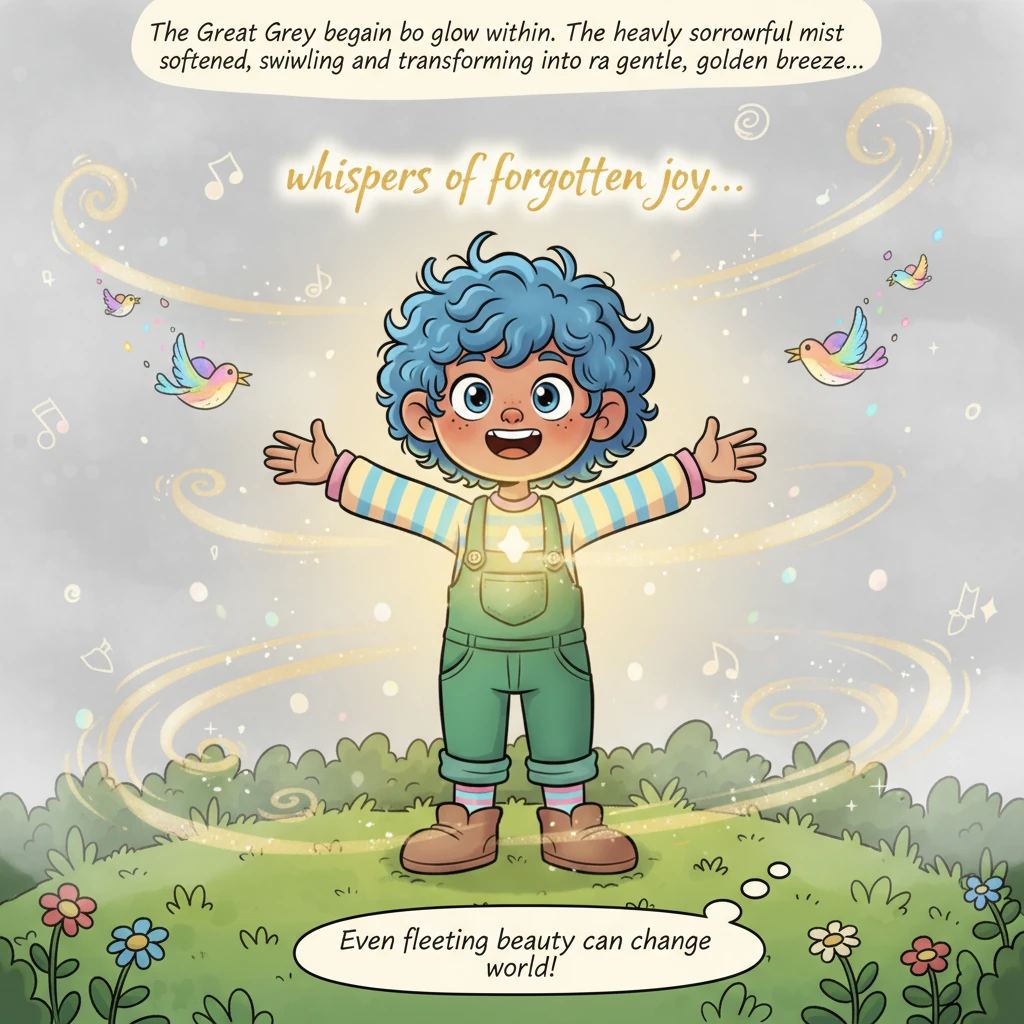 Though the ink-birds lasted only ten seconds, those ten seconds were filled with such concentrated color, warmth, and love that the Great Grey began t