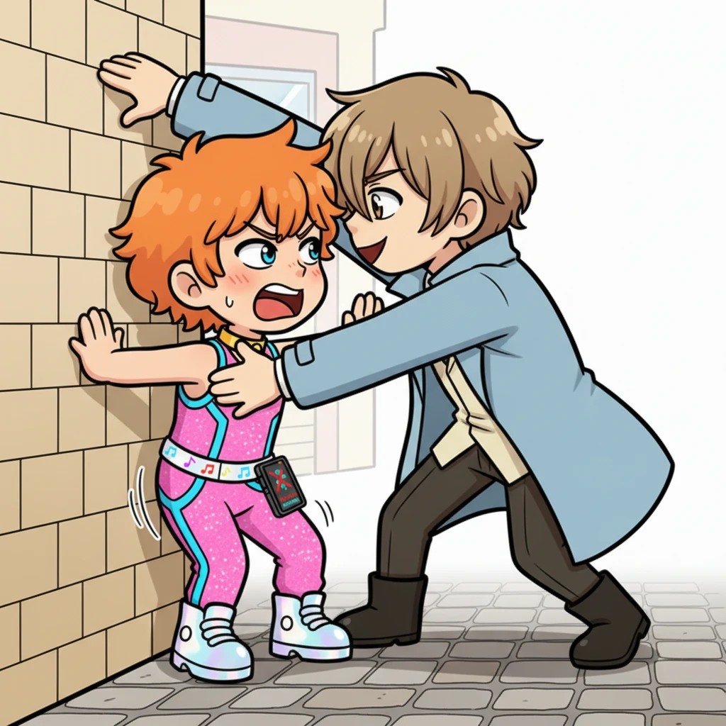 During a 'protection demonstration,' Dazai playfully cornered Chuuya against a wall, his long limbs creating a playful cage. His voice dropped to a suggestive whisper, "Now, how exactly would you prefer your bodyguard to protect you, Chuuya?" Chuuya, flustered, shoved him away with a growl, a blush dusting his cheeks.