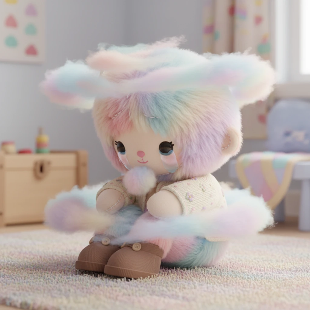 The words tumbled out, a cascade of worries and frustrations, each emotion a soft, swirling pastel hue around her. Tears finally spilled, tracing gentle paths down her face, a testament to her overwhelming distress.