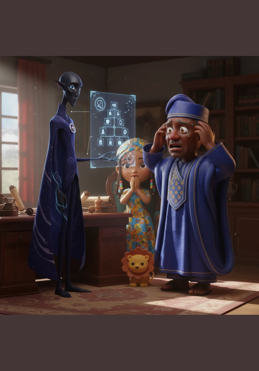 Adewale quickly calls his lawyers and orders them to transfer all his money to the orphanages and hospitals of the city. 'Are you losing your mind, Chief?' his lead lawyer asks in total shock over the phone. Adewale simply wipes sweat from his forehead and says, 'I am finally waking up from a very long, very expensive dream.'