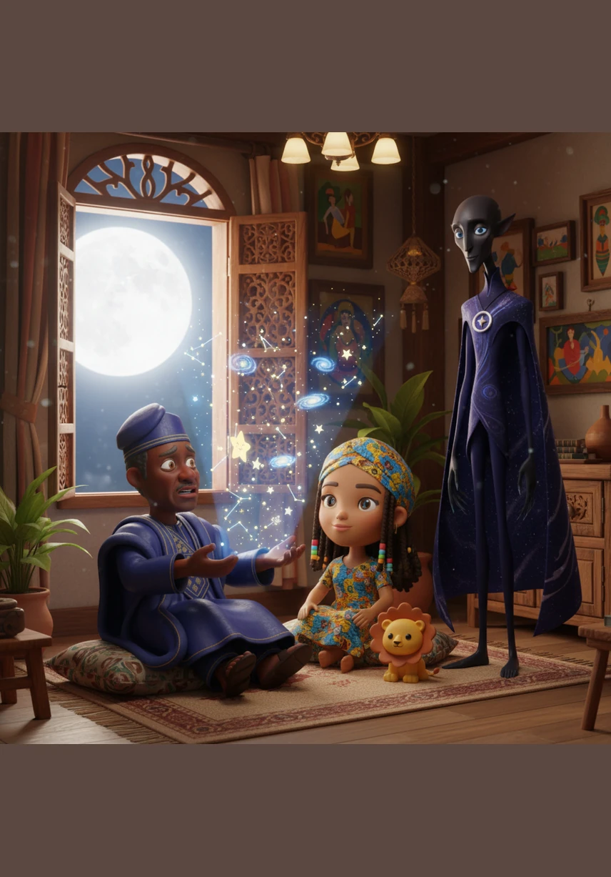 Adewale’s daughter runs into the room and hugs him tightly, completely unaware of the miracle that just happened. He has no money left in the bank, but he has his life and the love of his family surrounding him. Under the bright Lagos moon, the former billionaire smiles, knowing he is finally the richest man in the world.