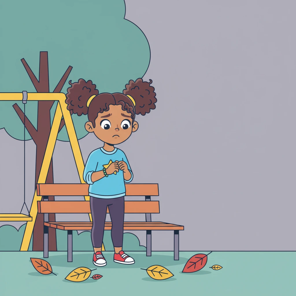 Emma often finds herself waiting for Lily, feeling anxious about their plans. Sometimes Lily would show up late, or not at all, leaving Emma alone and confused. Other times, Lily would suddenly be cross with Emma for no clear reason, making Emma's stomach clench.