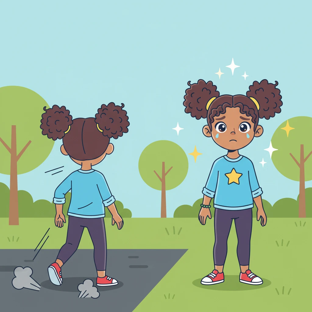 Lily angrily stomped away, muttering unkind words as she walked. For a moment, Emma felt a pang of sadness and doubt about her choice. But then, a surprising feeling of lightness washed over her; she realized she had chosen herself and her own happiness.