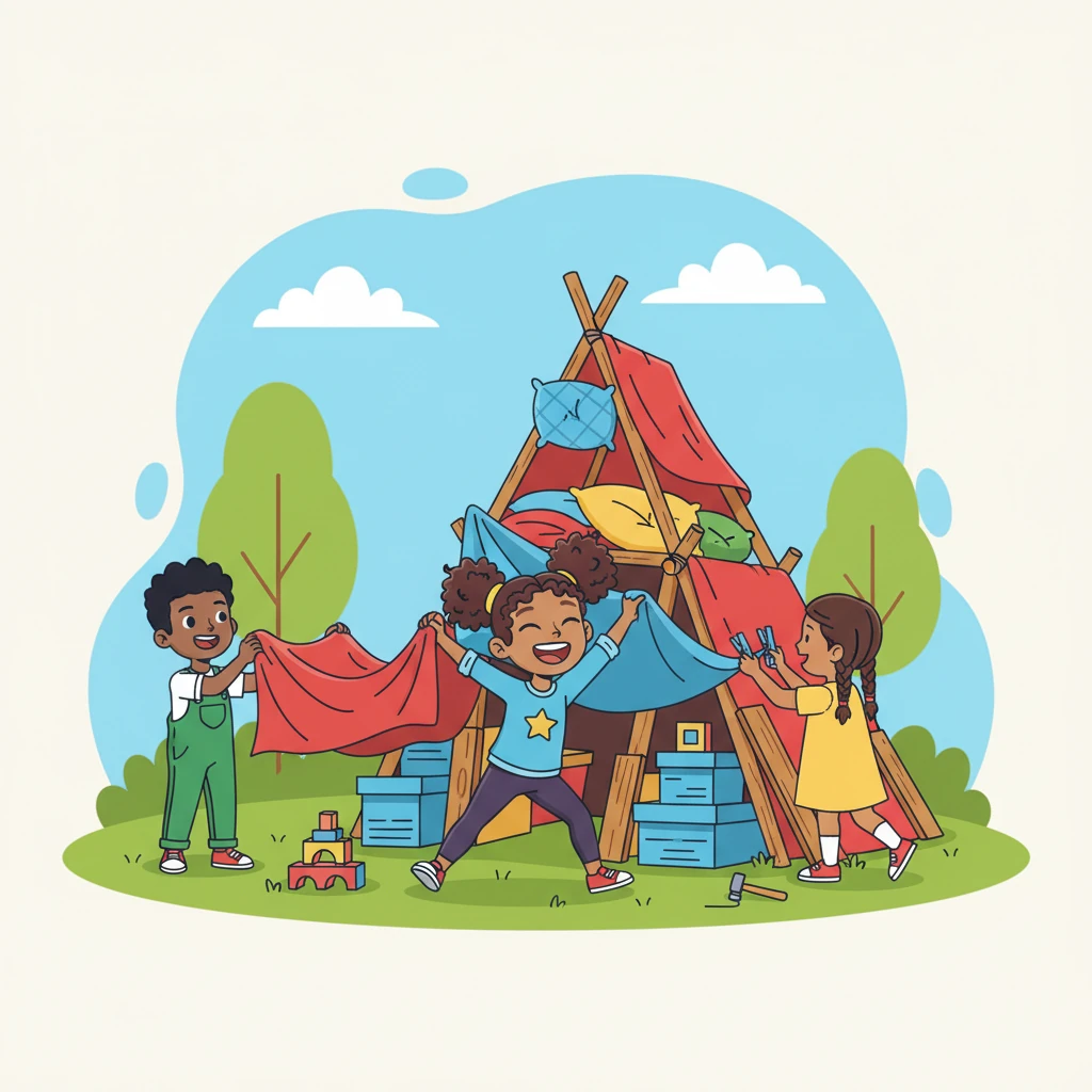 Emma spent her afternoon laughing and creating with her other friends, building the most magnificent fort ever imagined. She discovered new joys and felt truly appreciated, understanding that true friendship blossoms when everyone feels safe, respected, and genuinely happy.