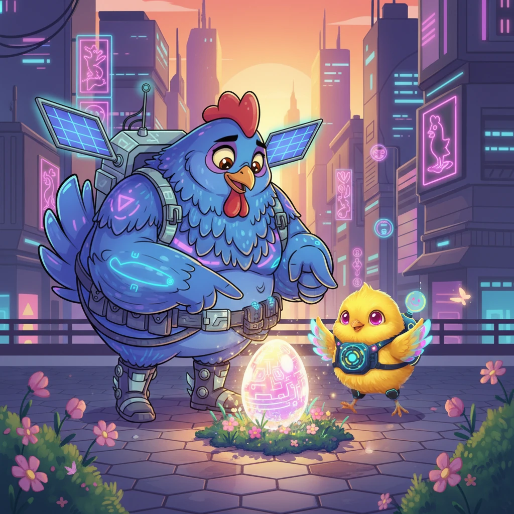 Vistiņa Raibīte un mazais cālītis - 动物故事