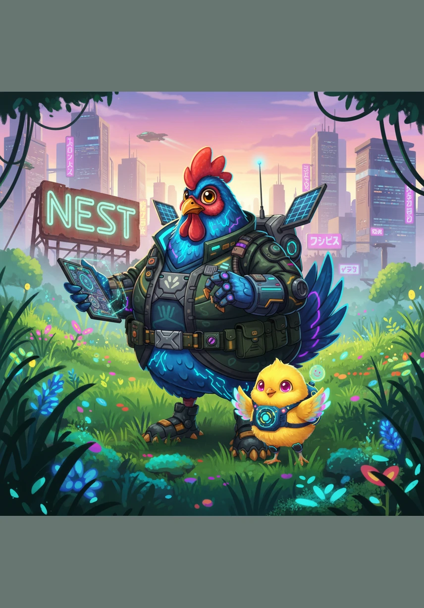 Mazais cālītis centīgi atkārtoja mammas kustības, mājot ar saviem mazajiem, pūkainajiem spārniņiem. Abas kopā viņas izskatījās pēc maziem, dzīviem saules stariņiem zaļajā pļavā.