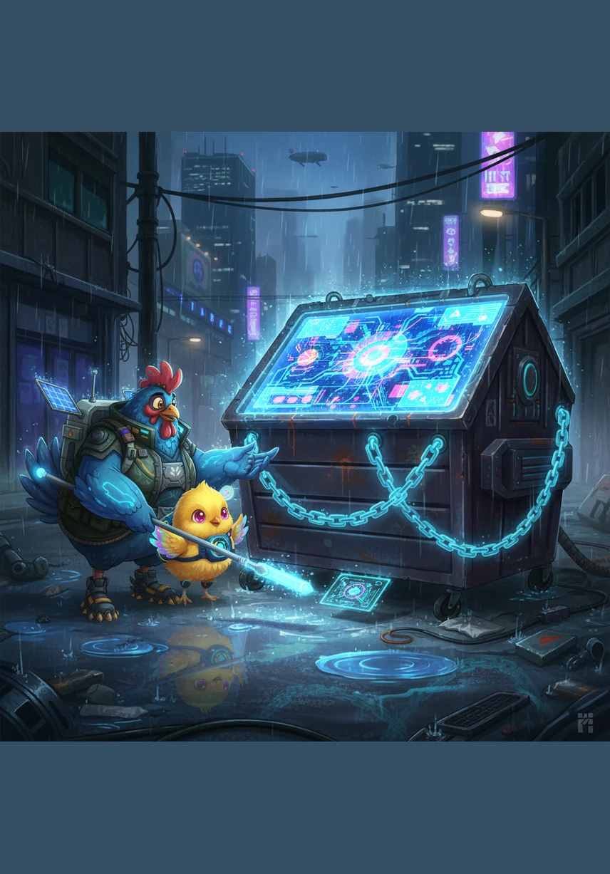 Mamma un meitiņa ziņkārīgi piegāja klāt un ar saviem knābīšiem sāka viegli klauvēt: “tuk-tuk-tuk”. Lai cik stipri viņas klauvētu, stiprā un skaistā oliņa nemaz neplīsa.