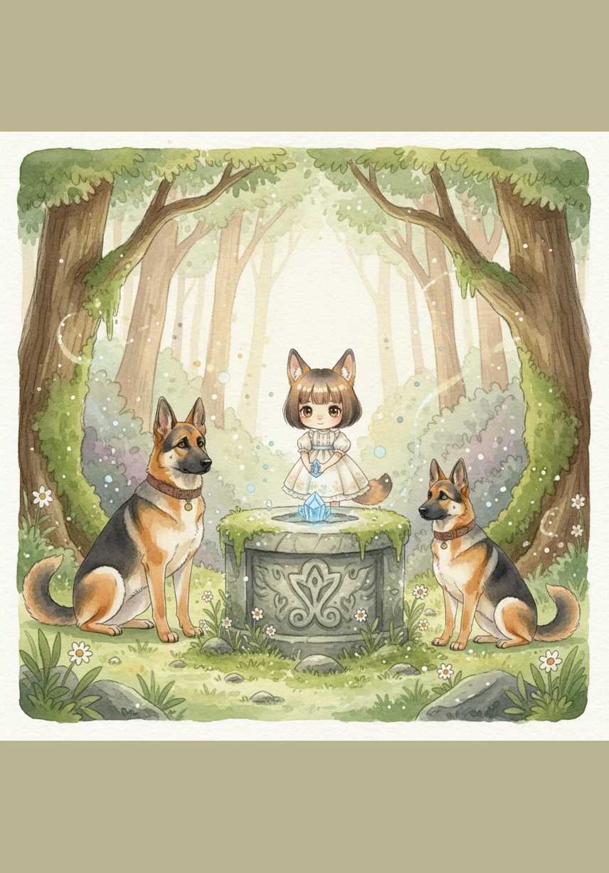 Mitt i en glömd glänta hittar de en gammal, liten timmerstuga som ser ut att vara hämtad ur en saga. Bruno puffar försiktigt på den knarrande dörren med sin nos för att se vad som gömmer sig där inne.