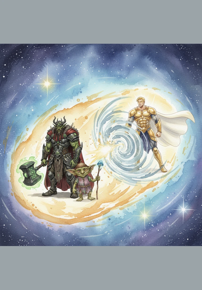 Kaelen Thorne stands in a vast, shimmering void alongside thousands of other humans as a cosmic interface flickers to life before them. While the crowd rushes to claim powerful races like Dragons and Phoenixes, Kaelen ignores the mockery and chooses the humble, green-skinned Goblins. A golden light suddenly envelops him as his unique system, Many Blessings, Many Offsprings, begins to initialize.