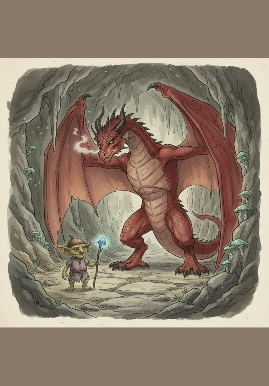 A rival Dungeon Master who chose the mighty Red Dragon race sends a winged messenger to demand Kaelen’s total surrender. Kaelen looks at the towering dragon-kin scout with a calm, cold smile, refusing to bow to those who still view him as weak. He knows that his numbers and his unique blessings are a force that the arrogant dragon lords cannot yet comprehend.