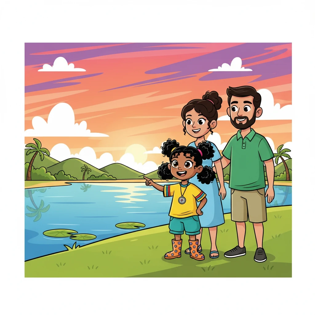 Anshu's Lake Adventure - Adventure stories