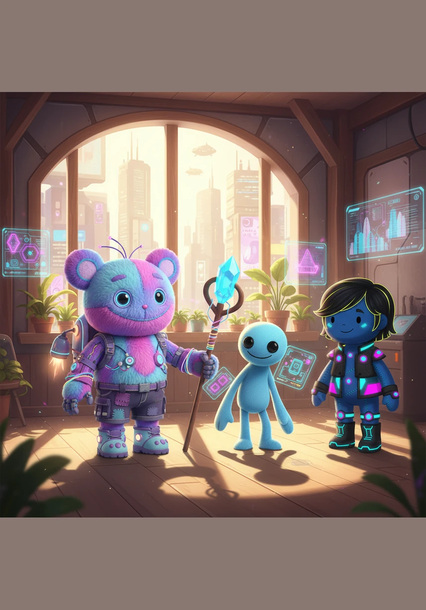 They arrive at a bright, sunlit room filled with shelves of toys. As they are set down, Jacob looks around nervously, his long arms wrapped around himself to avoid being bumped by the other residents.