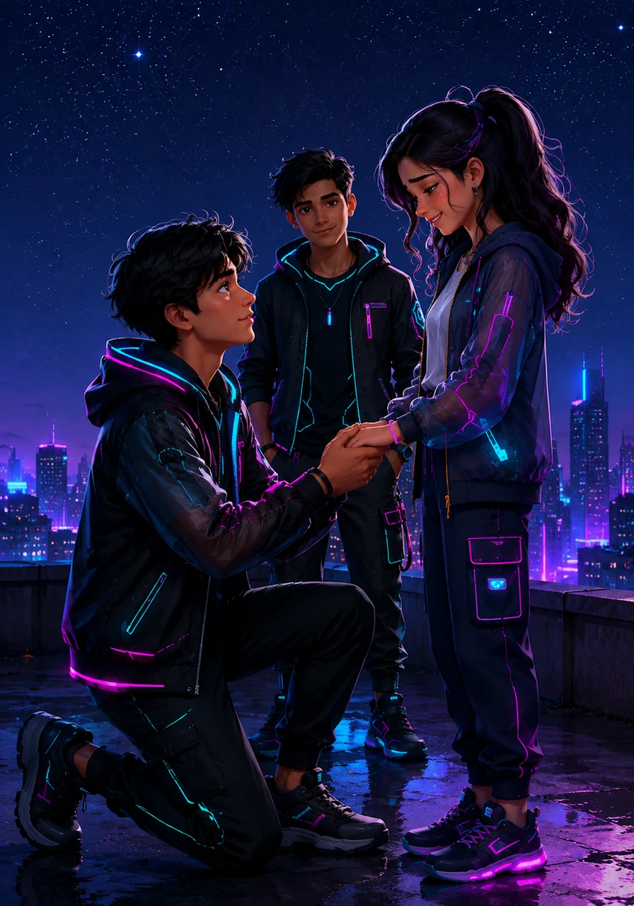 Under a canopy of stars, Vivaan finally gathers the courage to confess his love, his voice trembling with sincerity. Avni looks at him with tears in her eyes and admits she feels the same, sealing their bond in the quiet of the night.
