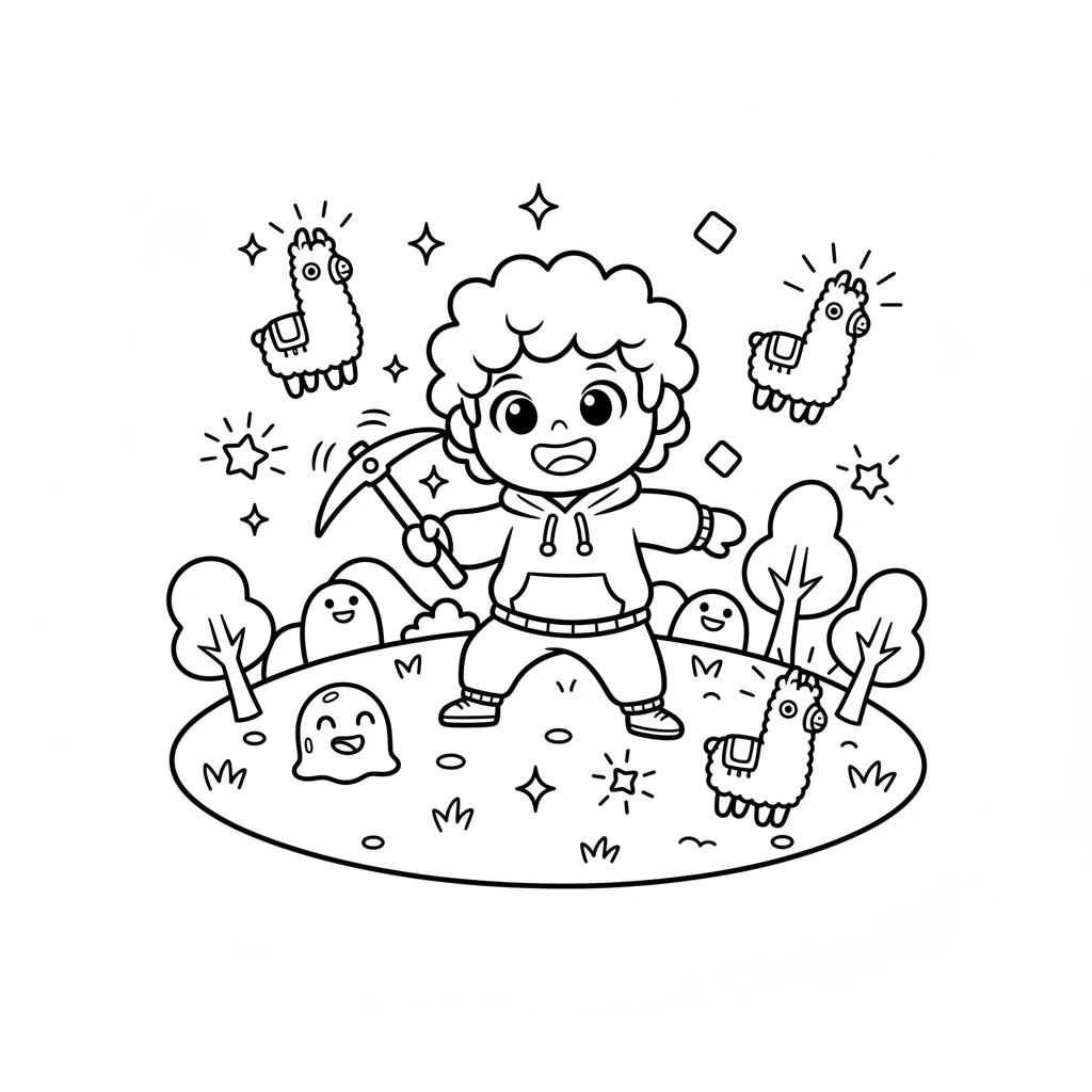 fortnite coloring pages - 涂色本