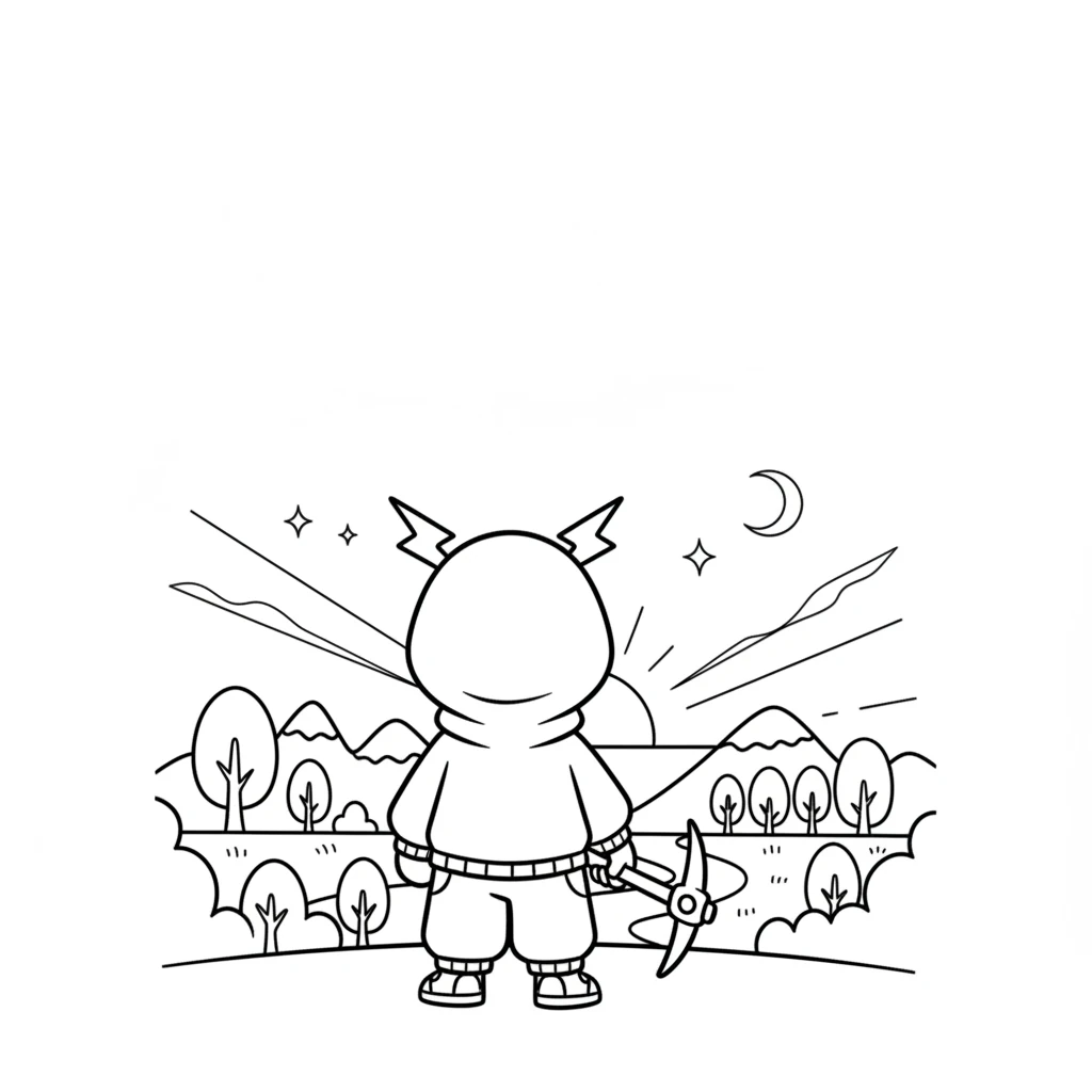 As the sun began to set, painting the sky in soft colors, Pixel looked out over the magical island. So many more adventures awaited, and Pixel couldn't wait for tomorrow.