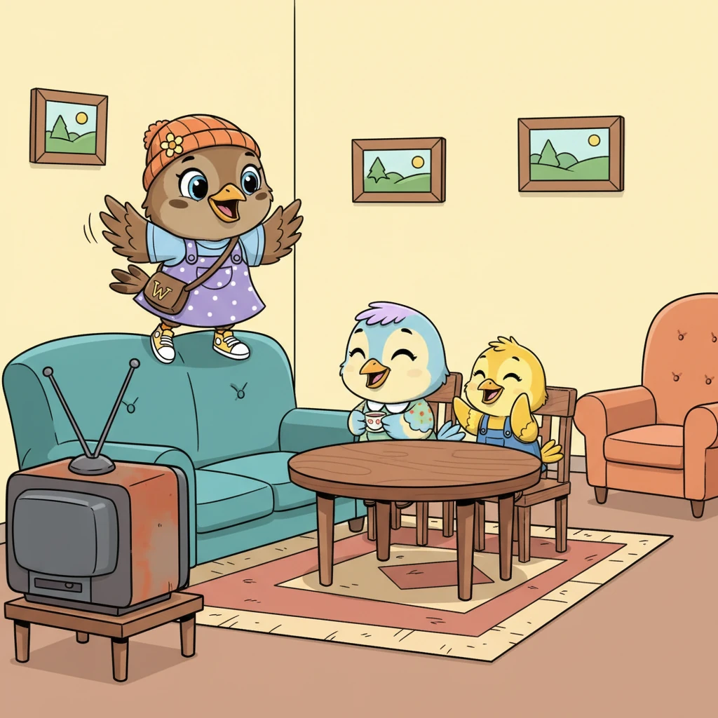 Soon, the family gathered around their small, well-loved dining table, nestled beside the old, rusty television. The couches, found on surprisingly cheap websites, looked comfy and invited everyone to relax. This tight space was where all the day's stories were shared.