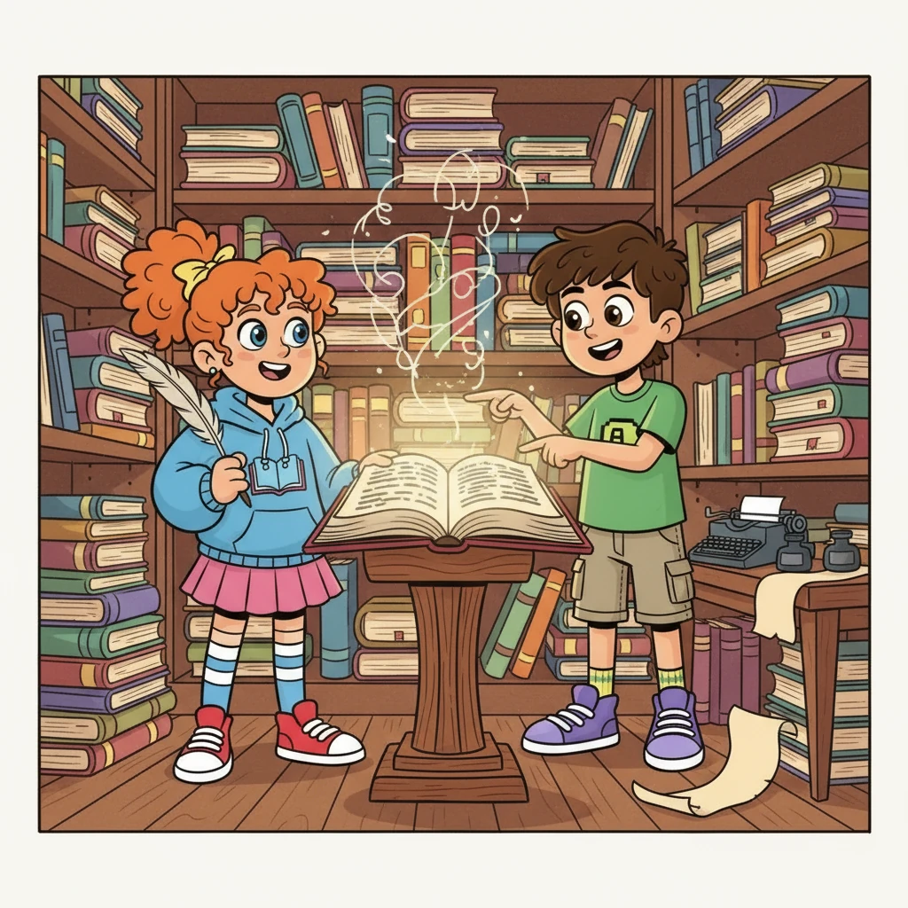 Τέλος, έφτασαν σε ένα δωμάτιο γεμάτο λεξικά, όπου ανακάλυψαν τον ορισμό. Κατάλαβαν τη δύναμη της σαφήνειας και της ακρίβειας στη γραφή. Αφού ολοκλήρωσαν την περιπέτεια, επέστρεψαν στο γραφείο τους, έτοιμοι να γράψουν.