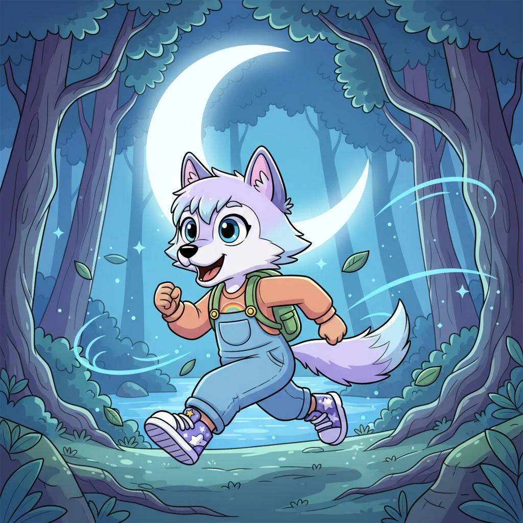 One night, Luna drifts into a vivid dream, unlike any she's had before. She isn't human, but a sleek, powerful wolf, running through an ancient, moon-dappled forest, the wind a thrilling song in her ears. She feels a profound sense of belonging, a primal joy filling her very being.