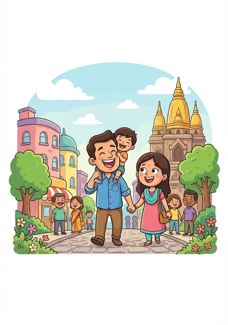 In a bustling city filled with ancient temples and hidden alleyways, Sandip lived a double life. By day, he was a loving husband and father, dedicated to his family's happiness.
