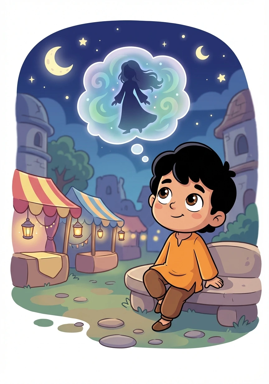 But as night fell, Sandip's thoughts drifted to Anagha, a mysterious woman whispered to possess enchanting powers. Their paths crossed during his evening strolls near the old market.
