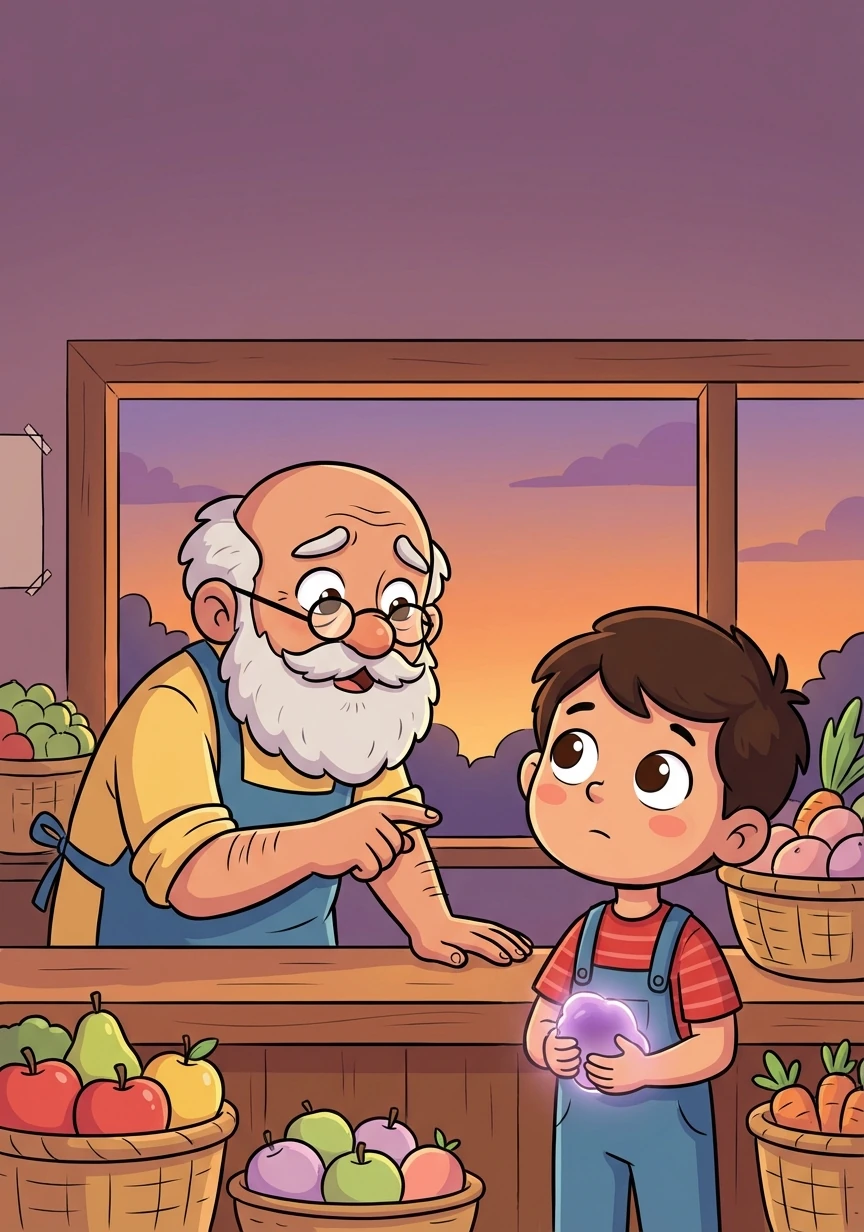 One evening, Vedant, a wise old grocer known for his insightful observations, noticed Sandip's distracted demeanor. He warned Sandip about the dangers of seeking magic's fleeting embrace.