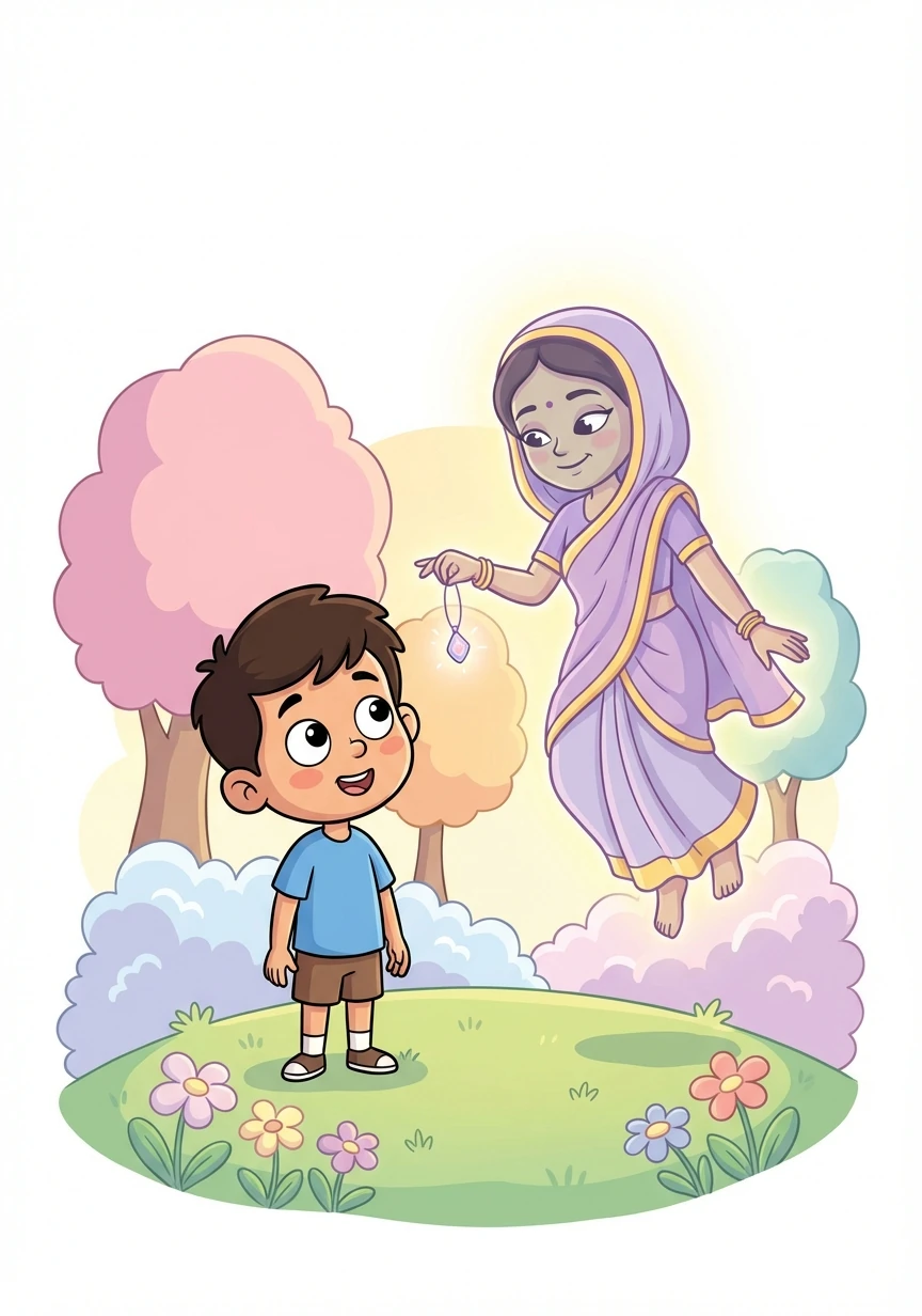 Anagha revealed to Sandip that she could grant him his deepest wish, but only if he proved his devotion. The price, she hinted, would be a sacrifice.