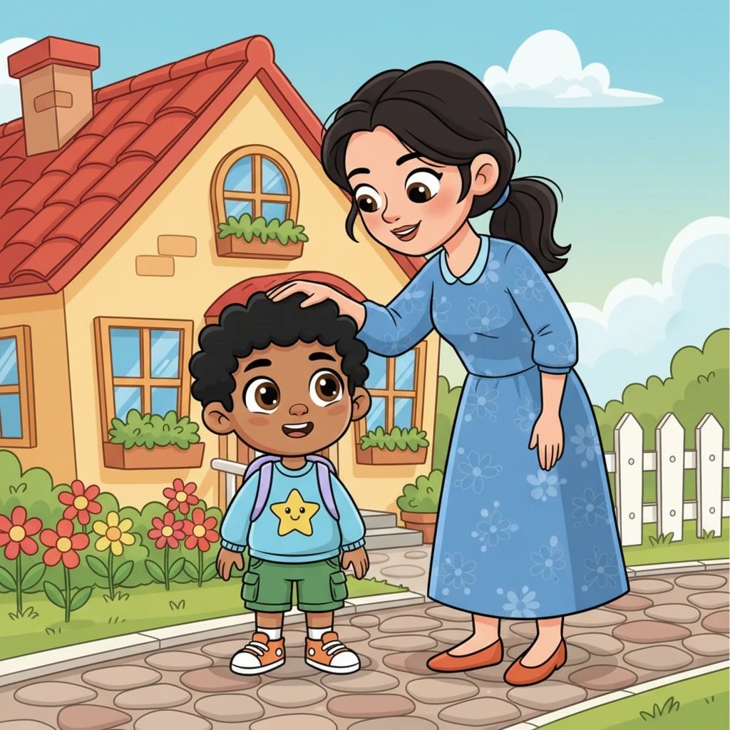 His mother smiled warmly and gently patted his head. "A visit, Kenan, isn't just entering a house; it's compassion carried in the heart. We'll go quietly, speak gently, and sit only a little while so we don't tire him."