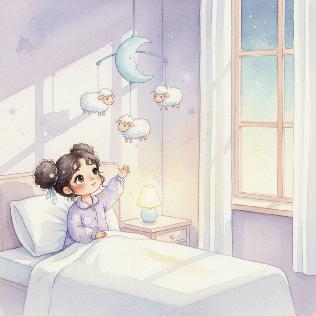 Tonight, Lina couldn’t sleep. Her room felt too quiet.