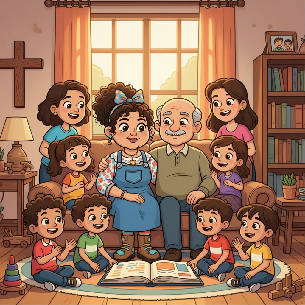 Years later, Manuela and Ricardo, surrounded by their children and grandchildren, continued their service to God. They looked back on their journey with gratitude, proving that faith, love, and service could bring lasting happiness and fulfillment to life.