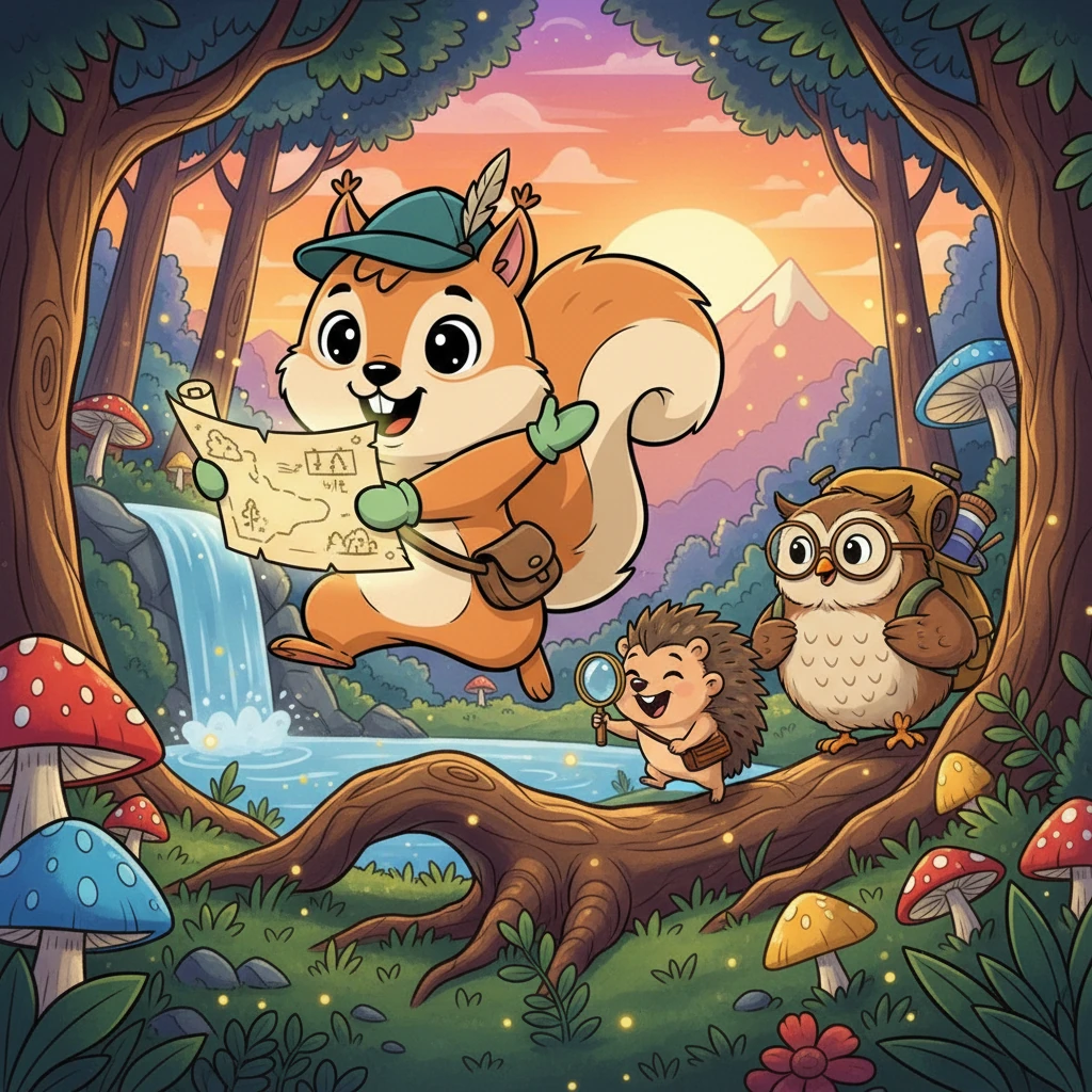 Pip's Great Forest Treasure Hunt - adventure