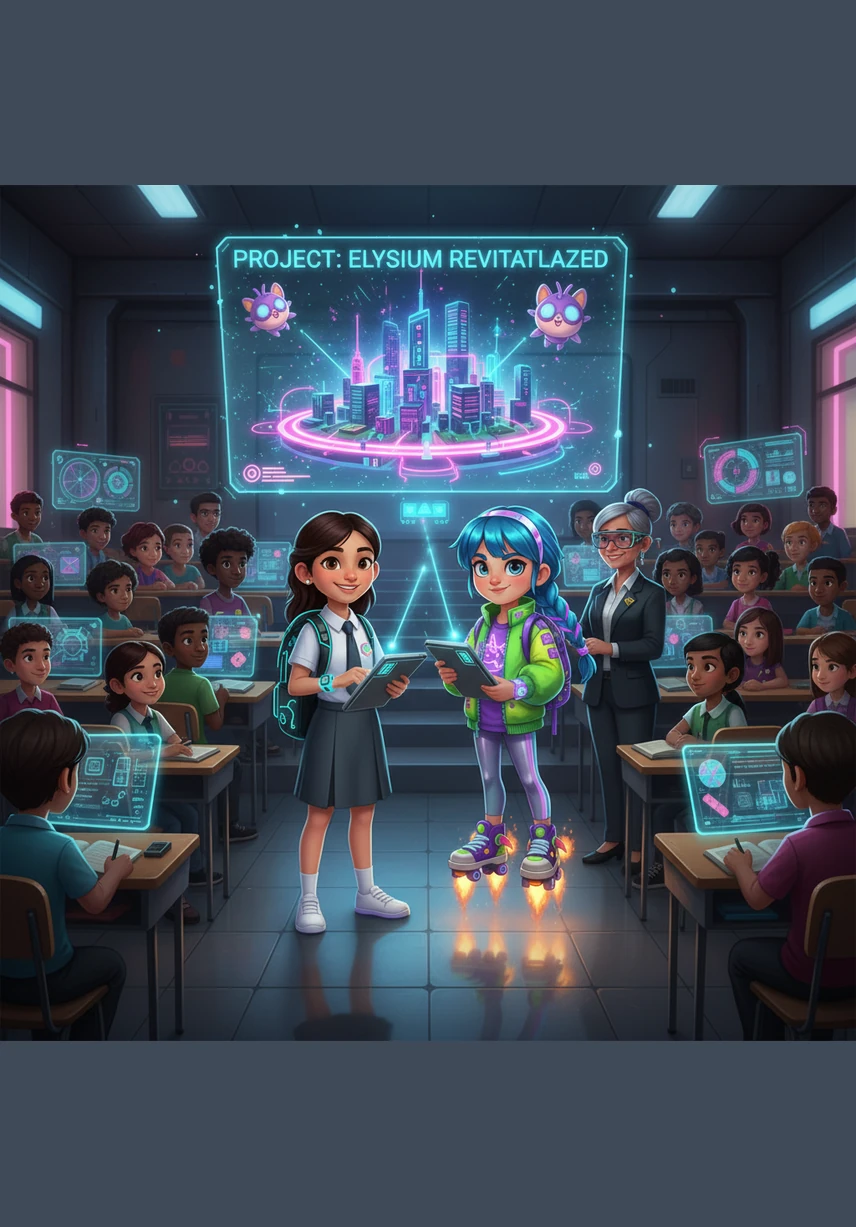 في اليوم التالي، وقفت ليلى ومريم أمام الفصل لتقديم عرضهما، وأشاد المعلم بدقة توثيقهما للمعلومات وصدقهما العلمي. صفق لهما الجميع بحرارة، ليس فقط لجمال العرض، بل للأمانة والاحترافية التي أظهرتاها في التعامل مع المعرفة.