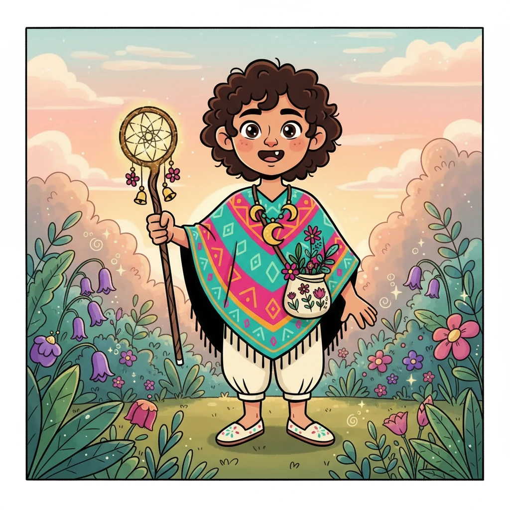 Al amanecer, Ensueño regresó a su jardín, sintiéndose feliz y satisfecho.  Sabía que las hierbas durmientes eran un regalo especial, capaces de traer sueños hermosos y noches tranquilas.  Con una sonrisa, se preparó para la siguiente noche, listo para seguir cuidando los sueños de todos.