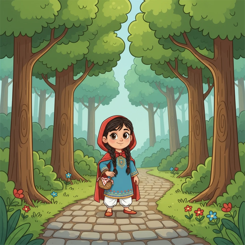 ليلي والذئب المخادع ولغز الجدة - fairy-tale