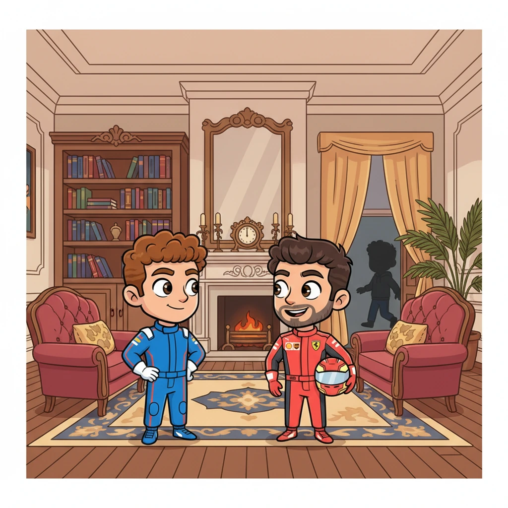 Oscar, with his confident stride, and Ollie, with his mischievous grin, exchanged a series of knowing glances across the lavish living room. Rafa, usually reserved but always present, had become a veritable phantom in recent weeks, slipping in and out of rooms with an unsettling stealth. His brothers worried, sensing a deeper shift than mere introversion.