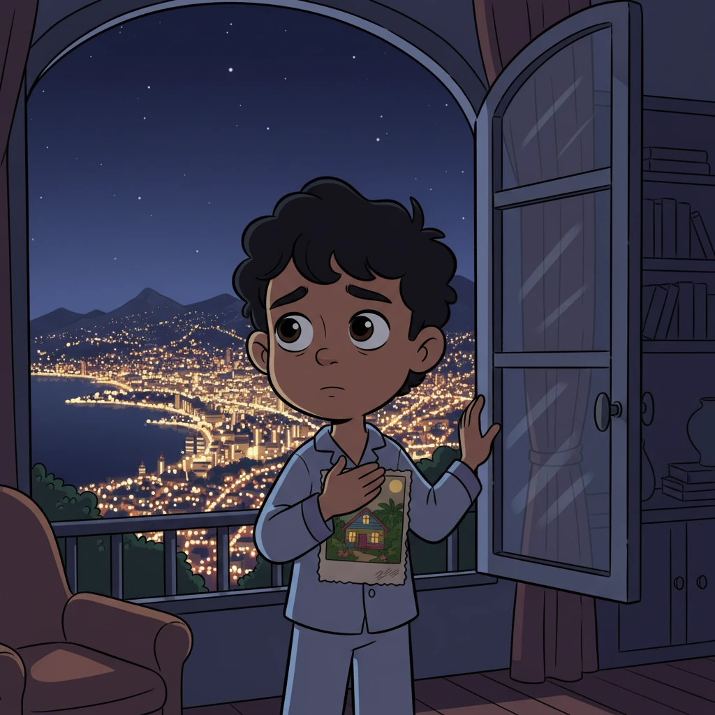 Rafa stood at his bedroom window, gazing out at the twinkling lights of Monaco, a glittering tapestry of wealth and power. Despite the breathtaking view, a profound loneliness settled over him. He clutched a small, worn photograph of his childhood home in Brazil, a quiet reminder of a different life, a different kind of warmth.