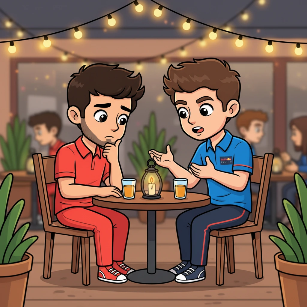 Later that evening, Charles found himself in a quiet conversation with Oscar, who subtly hinted at Rafa's feelings of being overlooked. Charles paused, a thoughtful expression crossing his face as he processed Oscar's words. A flicker of realization, a dawning concern, began to stir within the usually impenetrable leader.