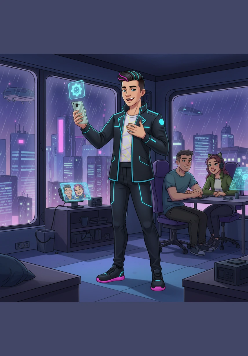 Иван се обажда на родителите си по телефона, за да им разкаже за деня. Той им казва, че е много щастлив и обича новия си дом. София вече не е просто град, а неговото любимо място.