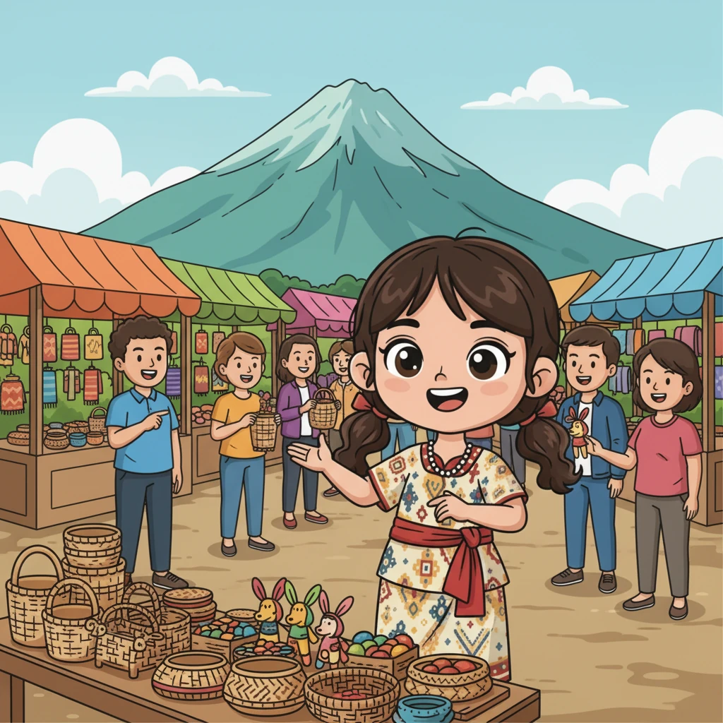 Berita tentang desa Laras yang penuh kreativitas menyebar dengan cepat. Semakin banyak wisatawan datang untuk melihat keindahan Kerinci dan membeli kerajinan tangan yang dibuat dengan cinta. Desa menjadi hidup dan penuh warna.