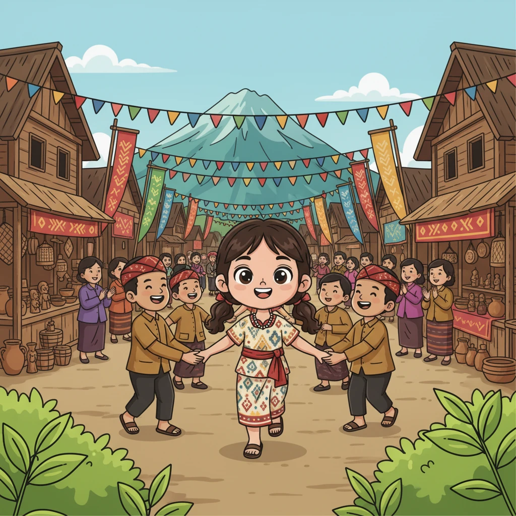 Laras dan seluruh warga desa merayakan keberhasilan mereka. Ekonomi kreatif desa berkembang pesat, dan keindahan Kerinci kini dikenal luas. Laras tersenyum bangga, desanya kini tidak lagi sepi, tetapi ramai dan penuh inspirasi.