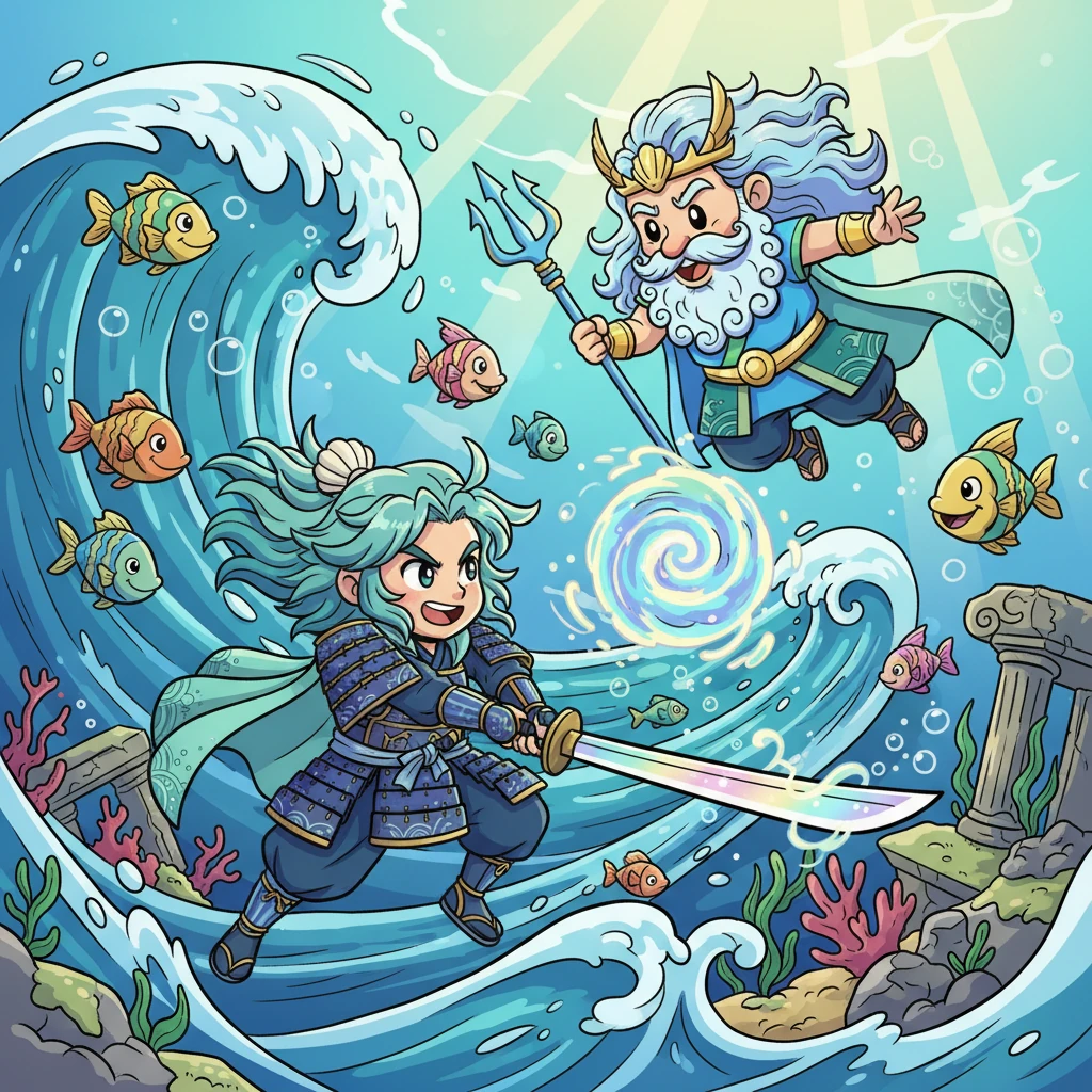 Kojiro and the Ocean's Embrace