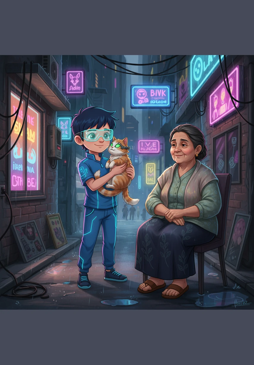 Hai-wan ke-se-ya-ngan sa-ya i-alah ku-cing. Na-ma ku-cing sa-ya i-alah Si Co-mel yang mem-pu-nya-i bu-lu pu-teh yang sa-ngat lem-but. Sa-ya se-la-lu ber-ma-in de-ngan-nya.