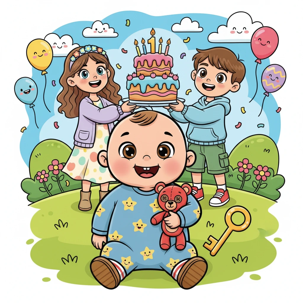 Pierwsze Urodziny Mikołaja - family