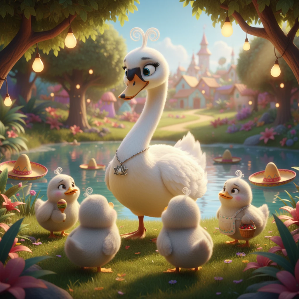 El Cisne Hermoso: La Historia al Revés - fairy-tale