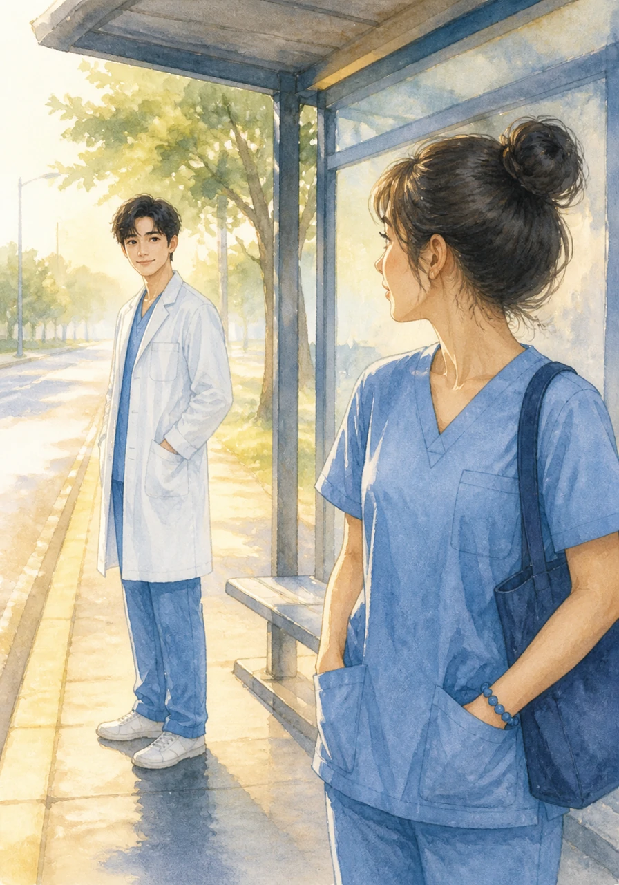 One morning at a quiet bus stop, Blessy noticed a kind-looking young man waiting for the same commute. Their eyes met briefly in the soft morning light, and for the first time in a long while, the constant noise in her mind settled into a peaceful silence.