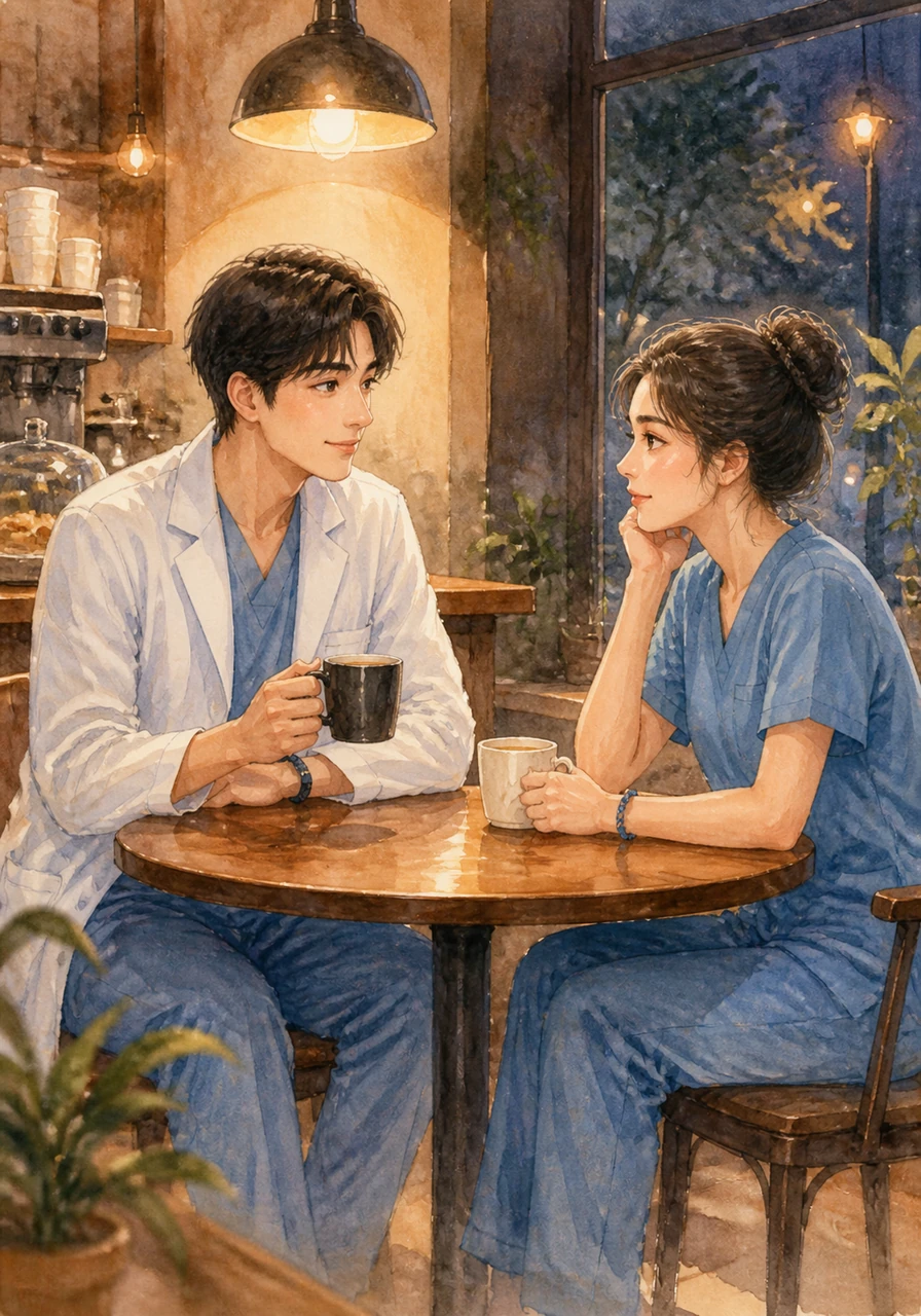 One evening, Zayan invited Blessy to a charming, cozy coffee shop tucked away in a quiet corner of the city. The aroma of freshly brewed coffee filled the air as they shared stories of their childhoods and their dreams for the future.