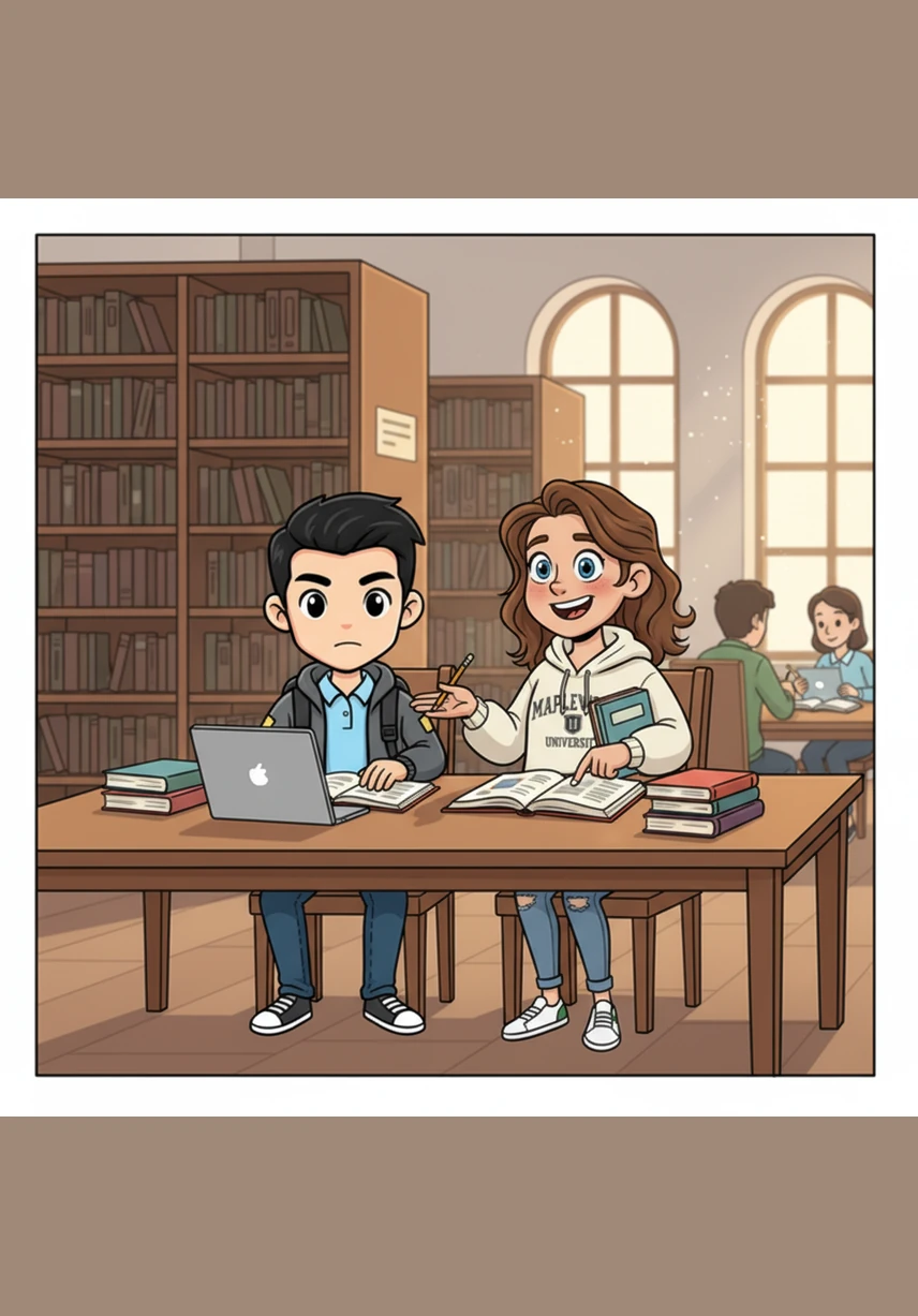 Li Wei joins a lively study group in the university library, sharing his notes and listening to the ideas of others. He discovers that learning is much more engaging when shared, and he begins to feel a sense of belonging within the group.