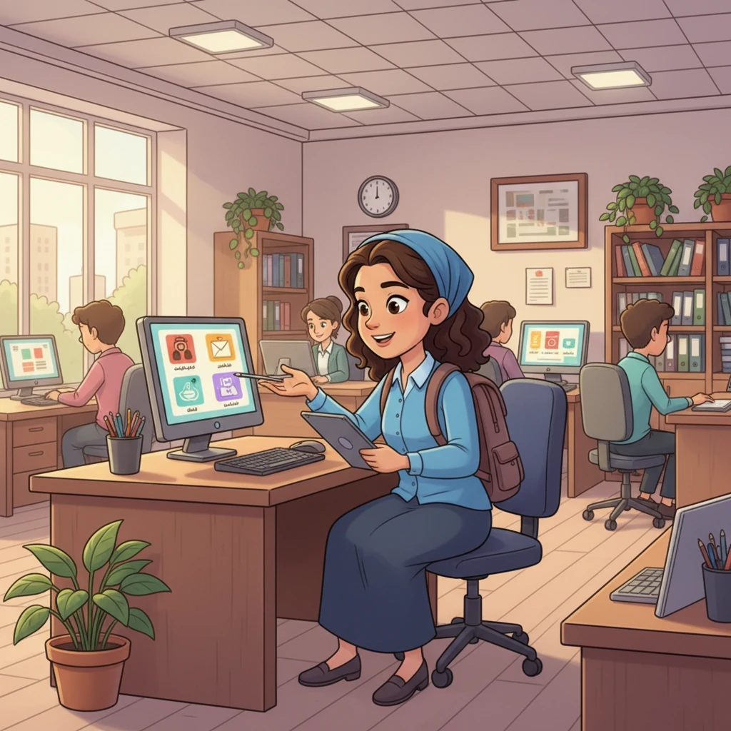 في قسم المحاسبة، قابلت حلا الآنسة حنين نصر، التي أصبحت مرشدتها. علمتها الآنسة حنين كيفية إدخال سندات القبض والصرف والإيداعات والضريبة. كانت حلا تتعلم بسرعة وتقدّر صبر وتوجيه الآنسة حنين.