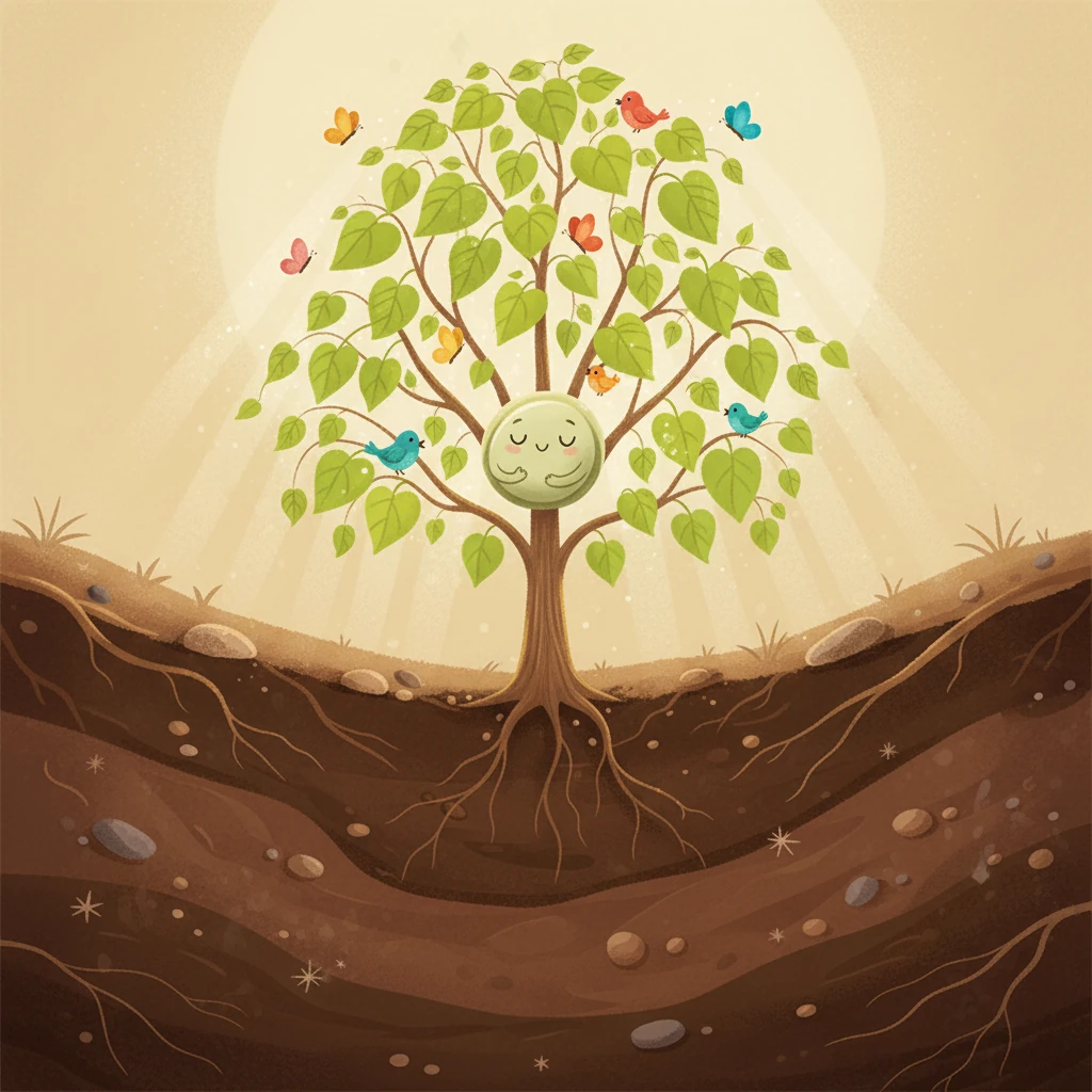 Days turned into weeks, and Willow grew taller and stronger. Her leaves unfurled, catching the sunshine and drinking in the rain. She made friends with the butterflies and birds that visited her branches.
